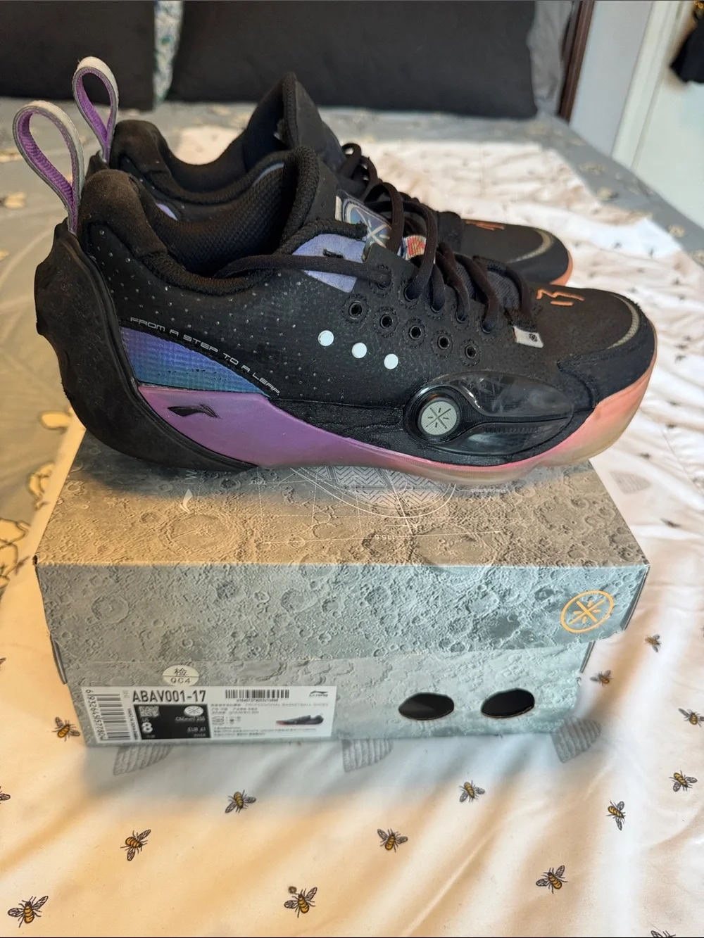 Way of Wade All city 13 Black + Purple Basketball Shoes